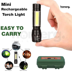 Portable Led Rechargeable Flashlight