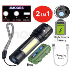 Portable Led Rechargeable Flashlight