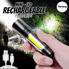 Portable Led Rechargeable Flashlight